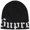 Supreme Old English Printed Beanie (SS26) Black