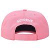 Supreme Embroidered Money Logo 6 Panel Hat Pink 2