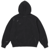 Supreme MM6 Maison Margiela Box Logo Zip Up Hooded Sweatshirt Black 3