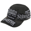 Supreme City Patches 6 Panel Hat Black 1