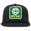 Corteiz Box Trucker Hat Black