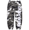 Supreme Satin Applique Sweatpant (SS26) Snow Camo 1