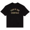Fear of God Essentials Jersey Crewneck Tee Black 1