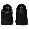 Jordan 1 Low Tumbled Leather Black (GS) 4