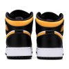Jordan 1 Mid White Pollen Black (GS) 4