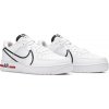 Nike Air Force 1 React White Black Red 2