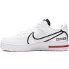 Nike Air Force 1 React White Black Red 3