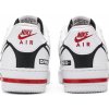 Nike Air Force 1 React White Black Red 4
