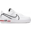 Nike Air Force 1 React White Black Red 1