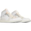 Jordan 1 Mid SE Craft Inside Out White Grey 2