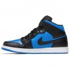 Jordan 1 Mid Black Royal Metallic 3