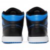 Jordan 1 Mid Black Royal Metallic 4