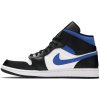 Jordan 1 Mid White Black Racer Blue 3