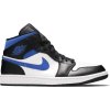 Jordan 1 Mid White Black Racer Blue 1
