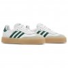 adidas Sambae White Collegiate Green Gum 2