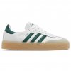 adidas Sambae White Collegiate Green Gum 1