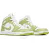 Jordan 1 Mid Green Python (W) 2
