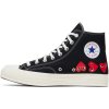 Converse Chuck Taylor All Star 70 Hi Comme des Garcons PLAY Multi Heart Black 3