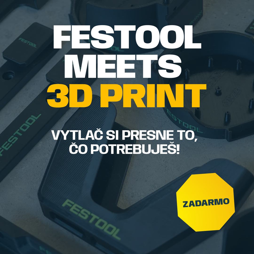 Doplň svoje náradie o nové príslušenstvo: 3D tlačové dáta teraz zadarmo