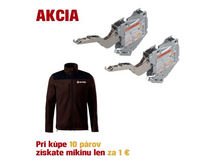 Blum aventos 20K2E01 akcia pri kúpe 250ks, mikina za1€