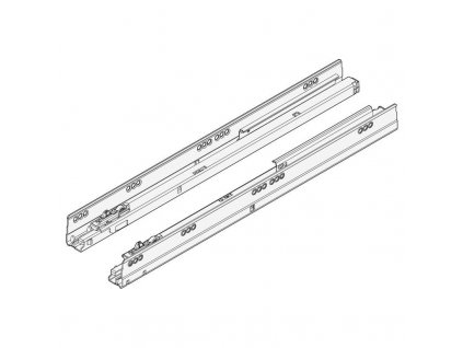 Blum 576.M TANDEMBOX korpusové lišty, pre TIP-ON BLUMOTION, plný výsuv, Ľ+P