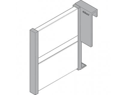 BLUM Z43L100S predel šuflíka 100 mm biely ORGA-Line