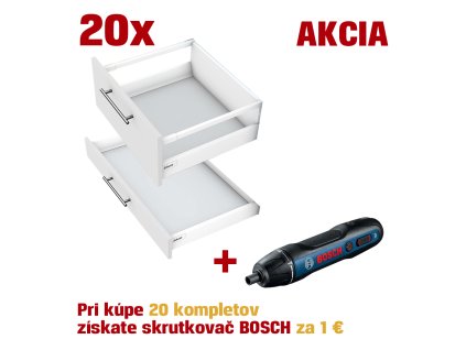 Blum tandemboxy akcia pri kúpe20ks, skrutkovač za1€