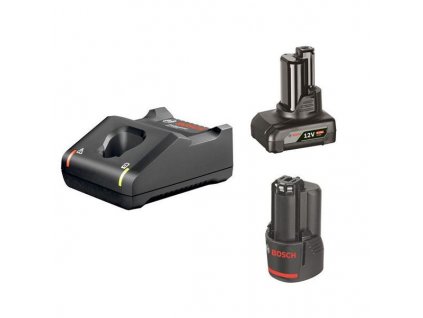 Bosch Sada akumulátorov GBA 12 V 2,0 Ah + GBA 12 V 4,0 Ah + nabíjačka GAL 12V-40 Professional - 1600A01NC9