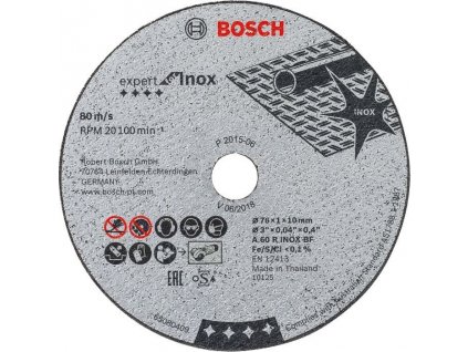 BOSCH Sada rezných kotúčov 76mm/1 inox 5ks 2608601520