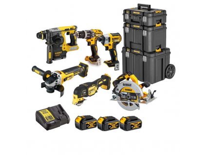 DEWALT Sada aku. náradia 18V, 3x4Ah COMBO DCK654M3T