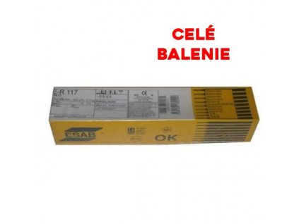 Elektródy rutilové ER 117 - Zvýhodnená cena na celé balenie