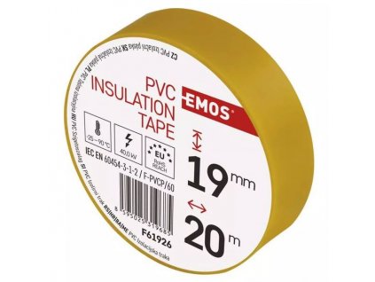 EMOS Izolačná páska PVC 19mm / 20m