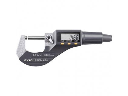 Extol digitálny mikrometer 0-25mm 8825320