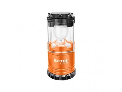 EXTOL Lampáš teleskopický, 4x LED, 40lm, 3x AA 43115