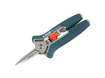 EXTOL Nožnice záhradnicke krátke, úzke 153 mm 8872115