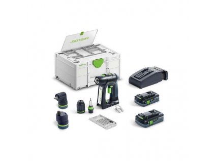 FESTOOL Akumulátorový vŕtací skrutkovač C 18 HPC 4,0 I-Set 577617
