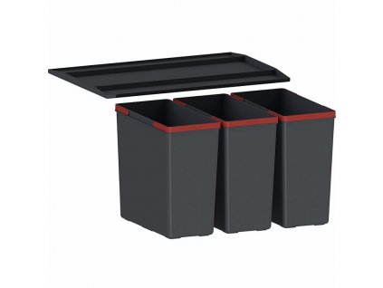 Franke Easysort 600-3-0 3x14,5 l odpadkový kôš sorter 121.0494.192