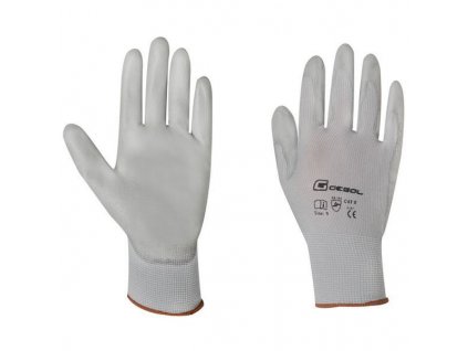 GEBOL rukavice MICRO-FLEX biele č.7 709241