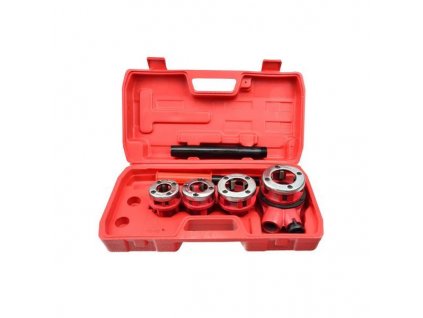 GEKO 4-dielna sada závitníc 1/2"- 5/4" s račňou a rukoväťou G01000