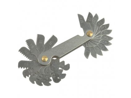 GEKO Mierka na meranie stúpania závitov, 24-dielna, M0,25-6,0 mm G02737