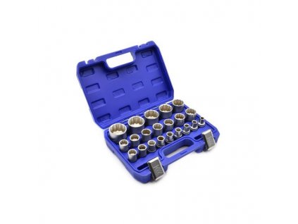 GEKO Sada 1/2" hlavíc 12HRAN, 21-dielna, 8-36 mm G13547