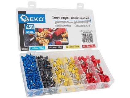 GEKO Sada káblových koncoviek, 450 - dielna G03604