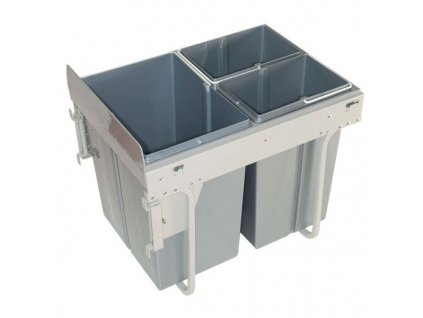 GTV 400 2x 10 L + 20 L odpadkový kôš výsuvný šedý 5557