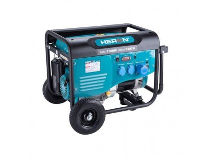 HERON Elektrocentrála rámová benzínová 230V, 7,0kW 8896419