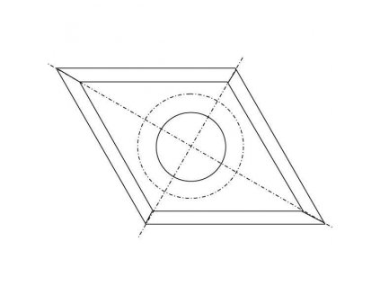 IGM žiletka tvrdokovová 16x 28 x 2 mm N023-14235 drevo