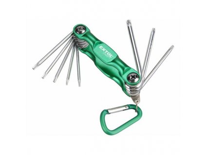 Kľúče TORX, 8-dielna sada, EXTOL CRAFT 66016