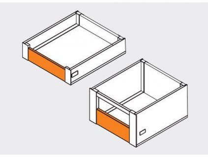 LINOS-box čelný panel zásuvky