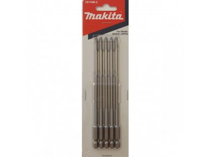 MAKITA 191V06-2 Sada predĺžených bitov 155mm PZ2 5ks