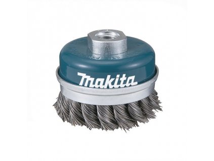 MAKITA D-24153 Misková kefa z oceľového drôtu - splietaný drôt M14 60mm