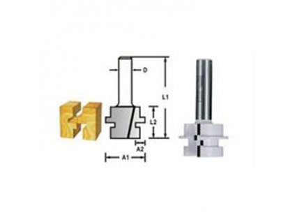 MAKITA D-48913 Fréza drážkovacia, stopka 8 mm 30,1mm